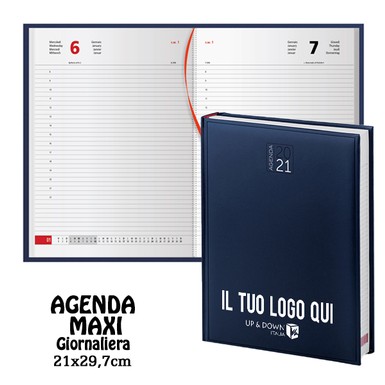 PB505 (MAXI AGENDA GIORNALIERA)  personalizzata