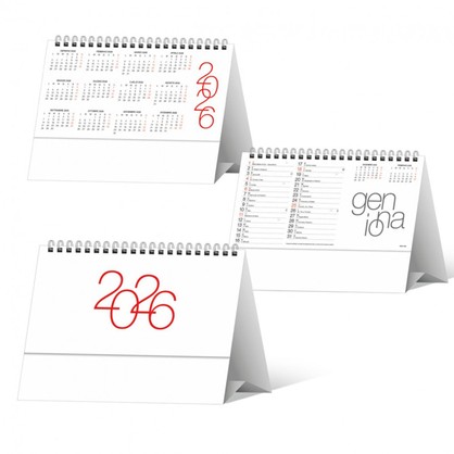 H/21 (CALENDARIO DA TAVOLO DESIGN) Neutro
