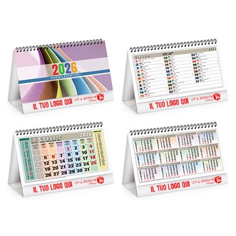 PA730 (CALENDARIO DA TAVOLO MULTICOLOR) Personalizzato