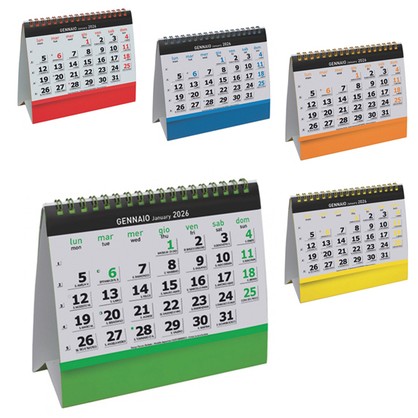 H/10 (CALENDARIO DA TAVOLO ESSENTIAL DESK) neutro